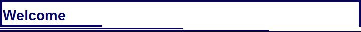 Welcome